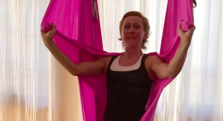 Free Floating Areal Yoga